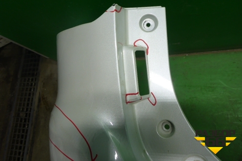 Бампер задний (после 2015г под накладки) (6410C996ZZ) для Mitsubishi Outlander с 2012-2024г (Аутлендер)