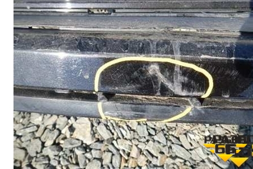 Бампер задний без нижней части для Volkswagen Touareg c 2002-2010г