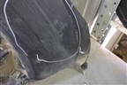 Юбка заднего бампера (под парктроник) (51127183146) для BMW X6 E71 с 2008-2014г