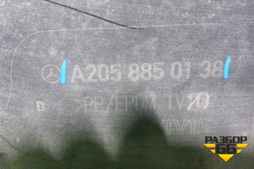 Бампер задний (под парктроник) (A2058850138) для Mercedes Benz C-Klass W205 с 2014г
