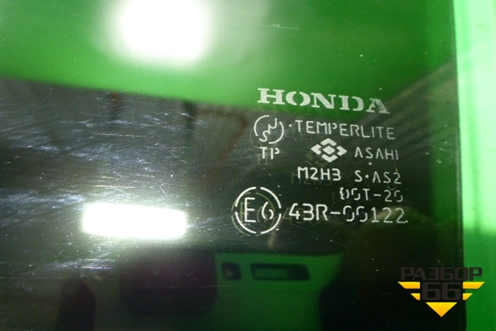 Стекло двери задней левой (седан) (73450SEA000) для Honda Accord(CL-CM) с 2003-2007г