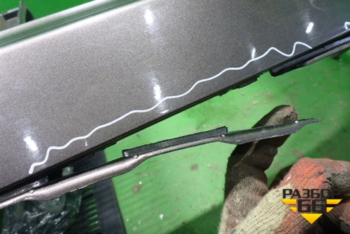 Бампер задний (после 2009г под парктроник) (71501SWAZZ00) для Honda CR-V(RE) с 2006-2012г