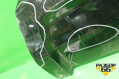 Накладка заднего бампера (центральная) (DK6217K950AC) для Land Rover Range Rover Sport с 2013-2022г