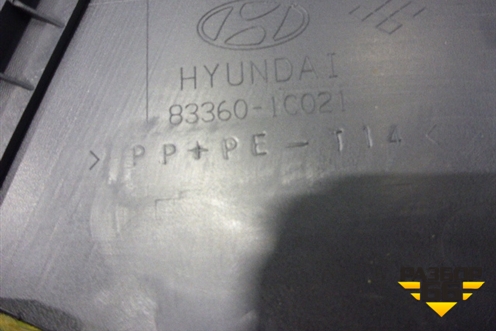Обшивка двери задней правой под электрику (833601C021) для Hyundai Getz с 2002г