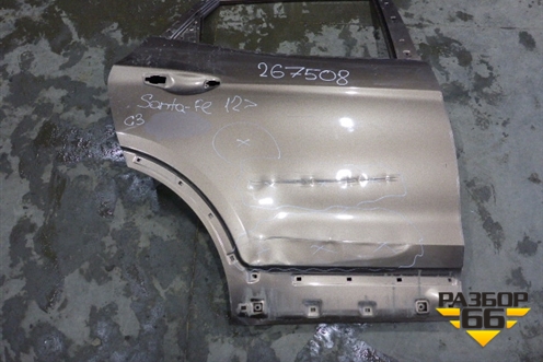 Дверь задняя правая (770042W000) для Hyundai Santa Fe с 2012г
