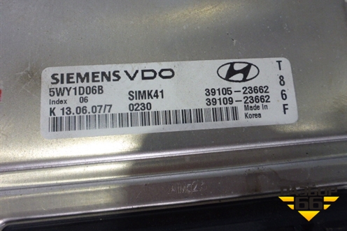 Блок управления двигателем (1.8л) (3910523662) для Hyundai Matrix с 2001-2010г