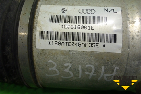 Амортизатор задний левый (пневматический) (4E0616001E) для Audi A8 с 2002-2010г
