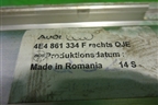 Шторка солнцезащитная (задняя правая LONG) (4E4861334F) для Audi A8 с 2002-2010г