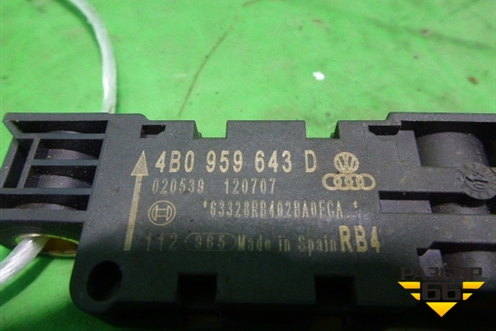 Датчик AIR BAG (4B0959643D) для Audi A8 с 2002-2010г