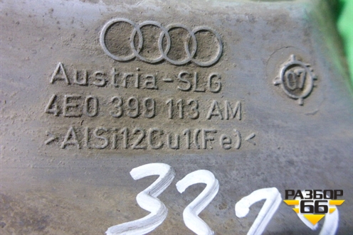 Кронштейн КПП левый (АКПП) (4E0399113AM) для Audi A8 с 2002-2010г