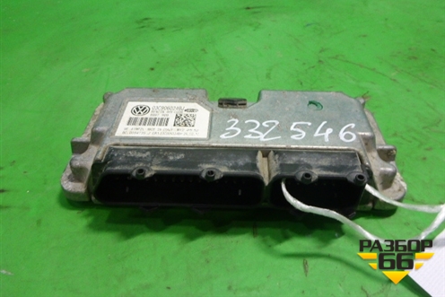 Блок управления двигателем (1.4л РКПП CGG) (03C906024BJ) для Volkswagen Polo (хетчбэк) с 2009г
