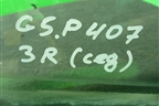 Стекло двери задней правой (2006г седан) для Peugeot 407 с 2004г