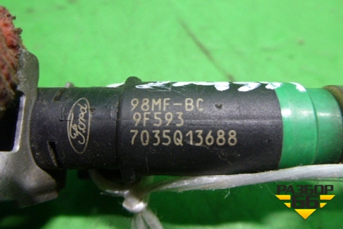 Форсунка инжекторная электрическая (1.4л FXJA) (98MFBC9F593) для Ford Fiesta с 2001-2008г