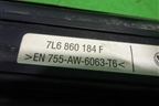 Молдинг крыши правый (над дверями) (7L6860184F) для Volkswagen Touareg c 2002-2010г