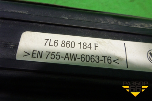Молдинг крыши правый (над дверями) (7L6860184F) для Volkswagen Touareg c 2002-2010г