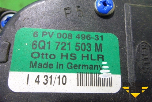 Педаль газа электронная (6Q1721503M) для Skoda Fabia с 2007-2014г
