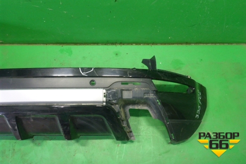 Бампер задний (без правой части под парктроник) (BJ3217927A) для Land Rover Range Rover Evoque с 2011-2018г