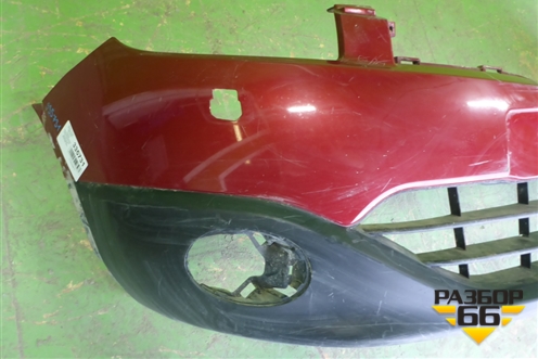 Бампер передний (после 2010г под омыватели) (62022BR10H) для Nissan Qashqai (J10E) с 2006-2013г