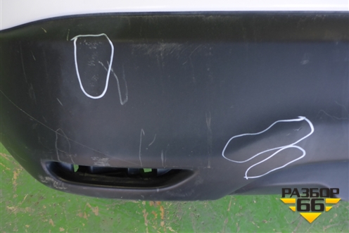 Бампер задний (до 2017г) (85022BP70H) для Nissan Qashqai (J11E) с 2013г (Кашкай)
