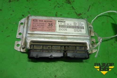 Блок управления двигателем (1.6л МКПП S6D) (391102X335) для Kia Spectra с 2001г