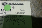 Обшивка в кабину (правая верхняя) (1496733) для Scania  5 R Series с 2004-2016г
