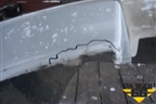 Бампер задний (с юбкой до 2005г) для Volvo S60 с 2004-2009г