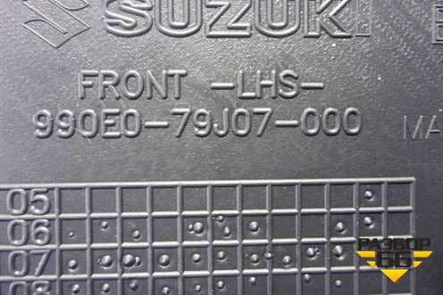 Накладка двери передней левой (новая) (990E079J07000) для Suzuki SX4 с 2006-2013г