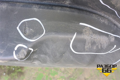 Бампер задний (до 2017г под парктроник) (85022BP70H) для Nissan Qashqai (J11E) с 2013г