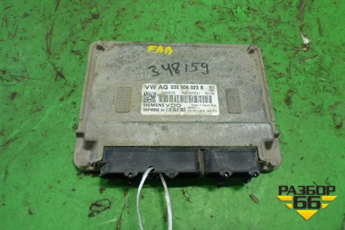 Блок управления двигателем (1.2л МКПП BZG) (03E906023B) для Skoda Fabia с 2007-2014г