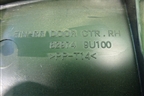 Обшивка двери задней правой под механику (829229U100) для Nissan Note (Е11) с 2005-2013г