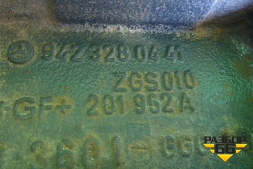 Кронштейн пневморессоры (задний левый) (9423280441) для Mercedes Benz  TRUCK Axor 2 с 2004г