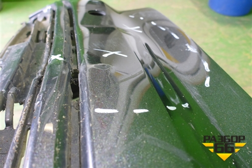 Бампер задний нижняя часть (до 2019г под парктроник) (4M0807527D) для Audi Q7 c 2015г (Ку 7)