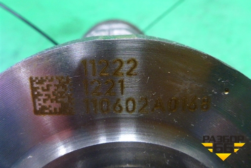 Коленвал (1.0л B10D1 коренной-47.9 шатунный-37.4 110602A0168 112221221) для Chevrolet Spark с 2009-2016г