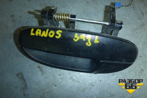 Ручка наружная двери задней левой для Chevrolet Lanos с 2004г (96226329)