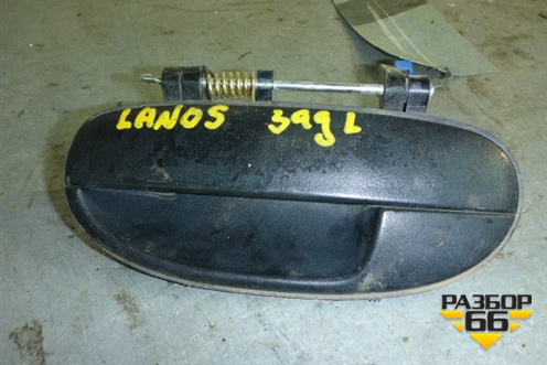 Ручка наружная двери задней левой для Chevrolet Lanos с 2004г (96226329)