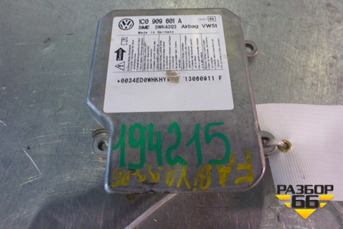 Блок управления AIR BAG (1C0909601A) для Skoda Fabia с 1999-2007г