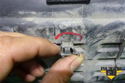 Накладка заднего бампера (до 2012г) (5216260040) для Toyota Land Cruiser (200) с 2008г (Ленд Крузер)