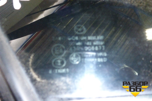 Стекло двери задней правой форточка (седан) (BBM572661A) для Mazda Mazda 3 (BL) с 2009-2013г