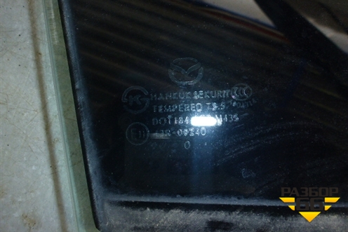 Стекло двери задней правой (седан) (BBM572511A) для Mazda Mazda 3 (BL) с 2009-2013г