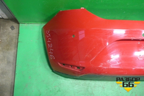 Бампер задний (с юбкой под парктроник) (5F0807421) для Seat Leon с 2013г
