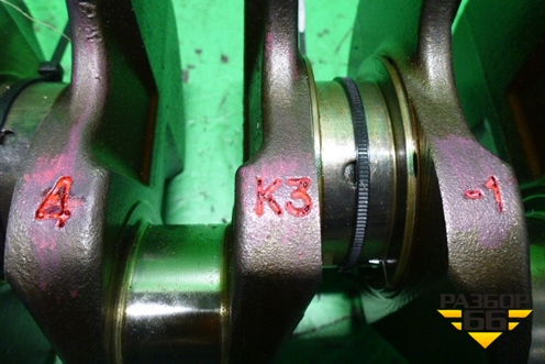 Коленвал (1.4л G4EE коренной-49.8 шатунный-44.7) (04070908) для Kia Rio с 2005-2011г