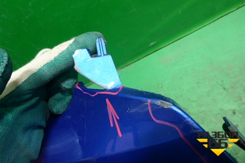 Бампер передний (после 2014г S-Line под омыватели) (8U0807437AS) для Audi Q3 с 2011-2018г