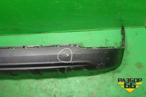 Бампер задний нижняя часть (до 2018г) (под парктроник) (86612F1000) для Kia Sportage с 2016-2022г (Спортеидж 4)