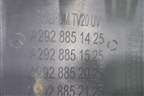 Юбка заднего бампера (AMG) (A2928851425) для Mercedes Benz GLE-Klass (купе) C292 с 2015г