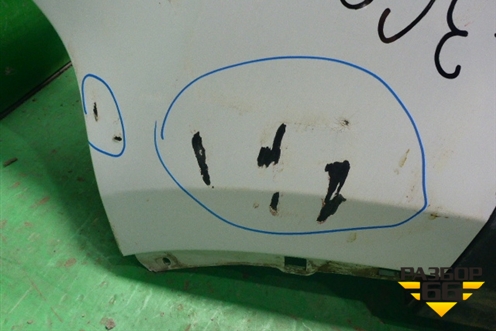 Бампер задний (Под парктроник) (5NU807420) для Volkswagen Tiguan с 2011-2016г (Тигуан)