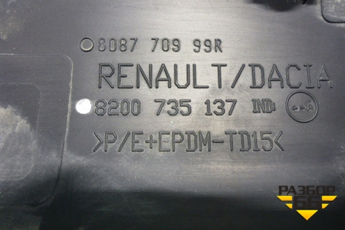 Накладка двери передней левой (8200735137) для Renault Duster I с 2010-2021г