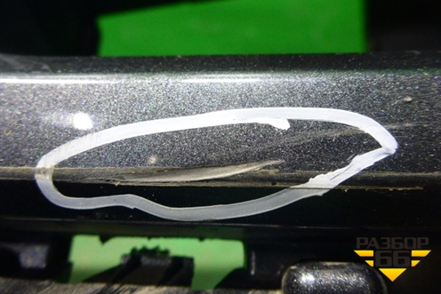 Бампер задний (после 2014г под парктроник) для Audi Q3 с 2011-2018г (Ку 3)