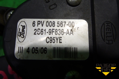 Педаль газа электронная (2S619F836AA) для Ford Fiesta с 2001-2008г