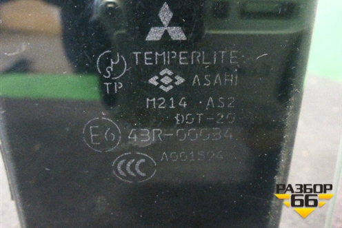 Стекло двери задней правой (новое) (MR237926) для Mitsubishi Pajero Sport с 1996-2008г