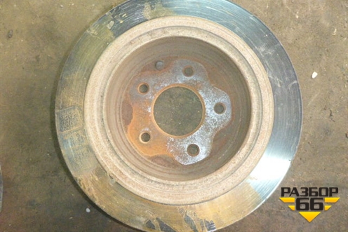Диск тормозной задний для Nissan Qashqai (J10E) с 2006-2013г